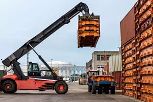 used flat rack container